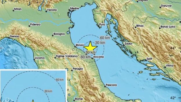 Potres na obali Italije