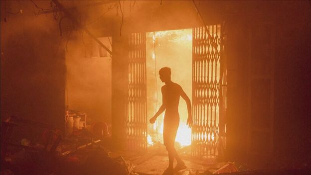 Požar na tržnici u Bangladešu - 1