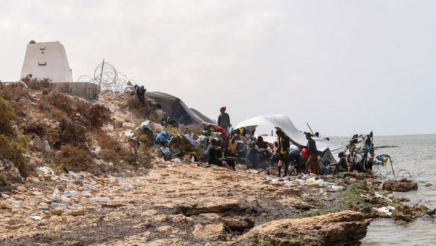 Migranti na granici Tunisa i Libije