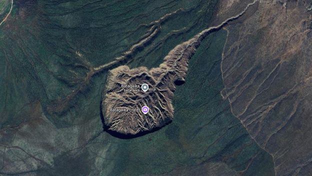 Krater Batagajka u Sibiru