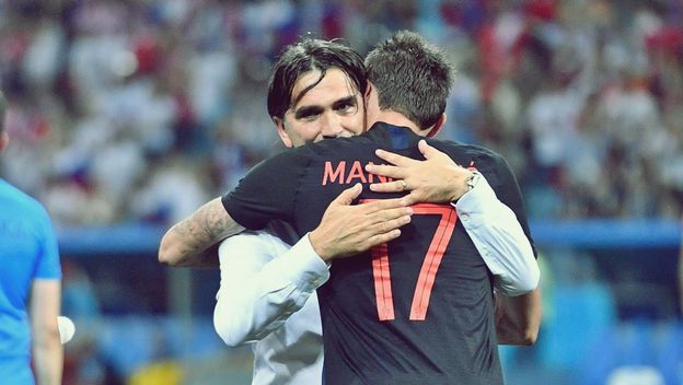 Zlatko Dalić i Mario Mandžukić