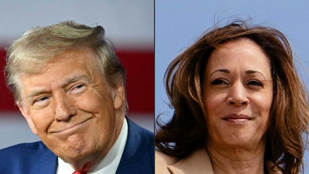 Kamala Harris, Donald Trump