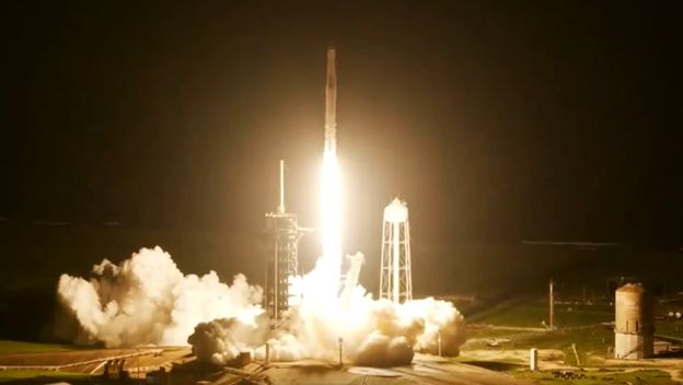 Lansiranje SpaceX-ove rakete, ilustracija