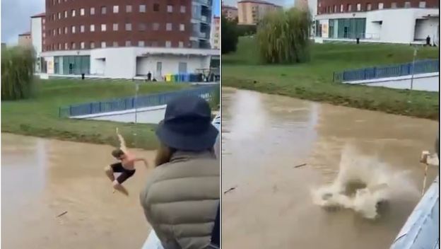 Muškarac skočio u nabujalu rijeku