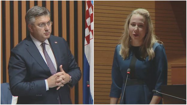 Andrej Plenković i Marija Selak Raspudić