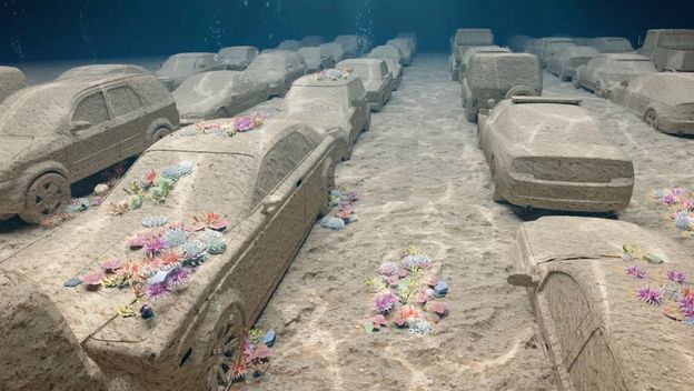 Instalacija Concrete Coral umjetnika Leandro Erlicha - 3