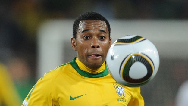 Robinho na SP 2010. godine