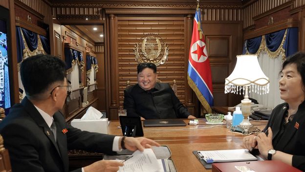 Kim Jong Un u svojem vlaku