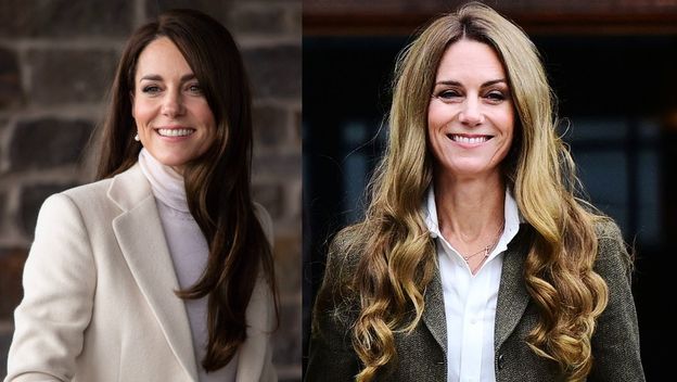 Princeza od Walesa kao brineta i plavuša