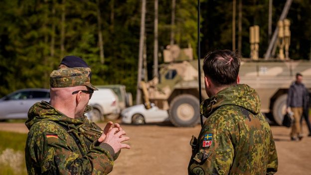 Vojnici u Latviji, ilustracija