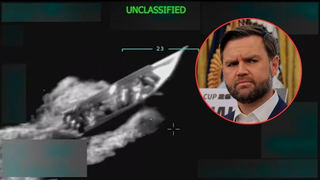 JD Vance i napad na navodne krijumčare, ilustracija