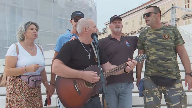 Prosvjed branitelja u Šibeniku - 4