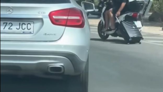 Scena iz prometa na Ibizi