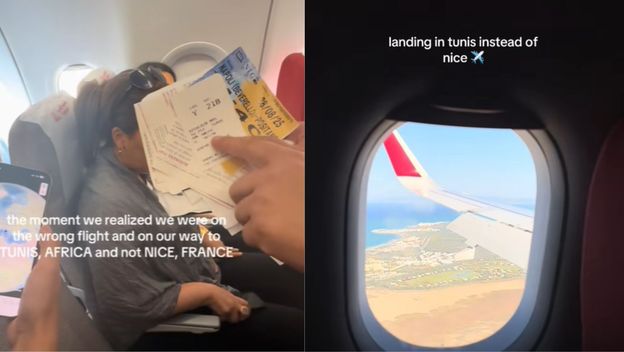 Putnice u zrakoplovu na pogrešnom letu