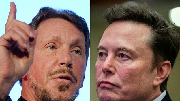 Larry Ellison i Elon Musk