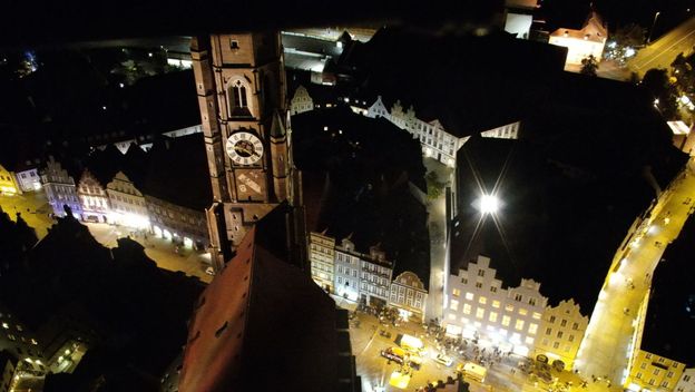 Spašavanje pijanog mladića s krova crkve u Landshutu - 1