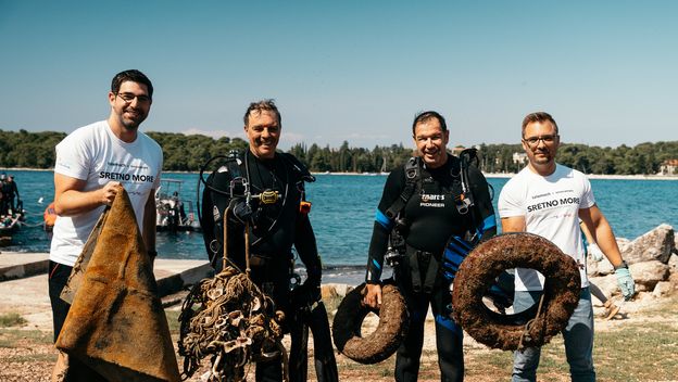 Mateo Ivanac, Davide Brattoni, Boris Kovaček i Igor Duić
