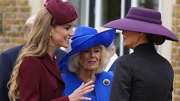 Kate Middleton, kraljica Camilla i Melania Trump
