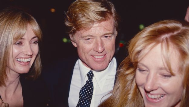 Robert Redford i Shauna Redford (desno)
