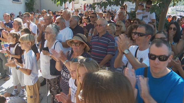 Prosvjed u Makarskoj