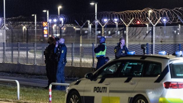 Danska policija u zračnoj luci u Kopenhagenu