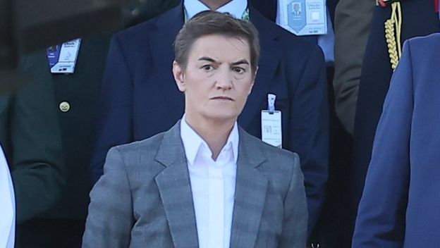 Ana Brnabić na vojnoj paradi u Beogradu