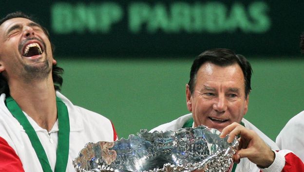 Goran Ivanišević i Nikola Pilić