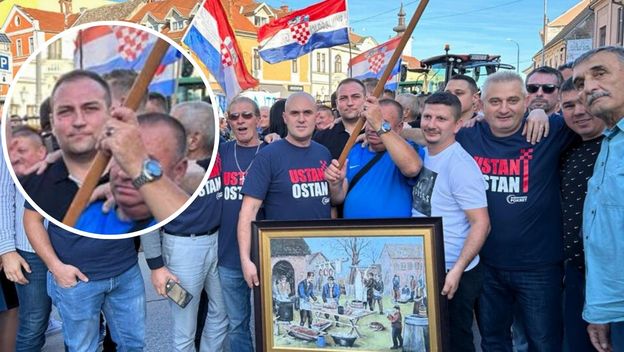 David Vlajčić, nekad na prosvjedu protiv eutanazije svinja