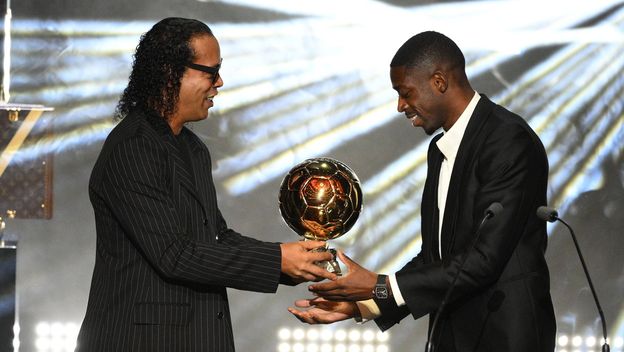 Ronaldinho i Ousmane Dembélé