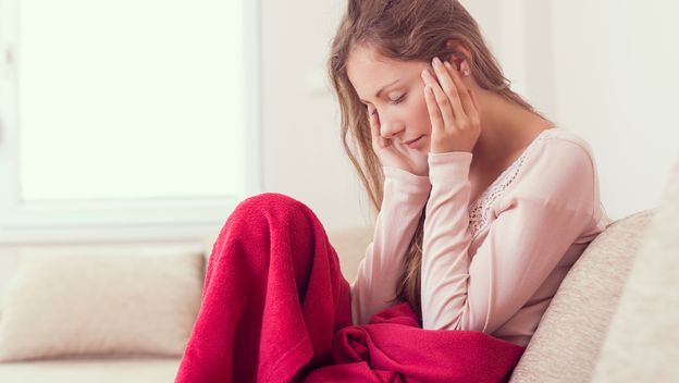 Žena s glavoboljom