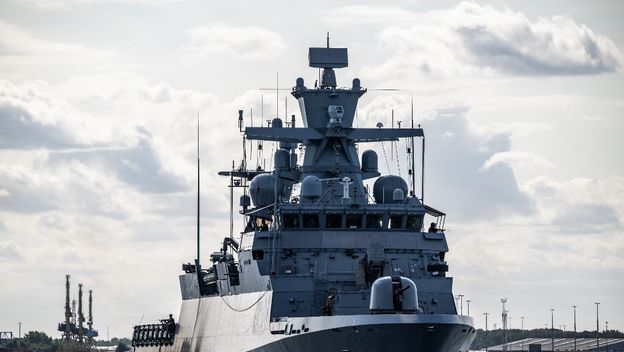 Njemački bojni brod, ilustracija