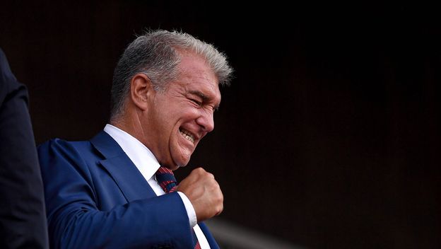 Raphinha, Joan Laporta i Lamine Yamal