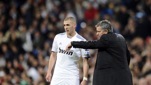 Jose Mourinho i Karim Benzema