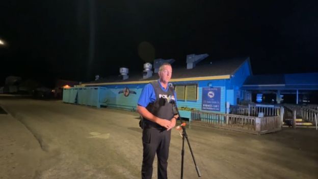 Policija u Southportu, screenshot