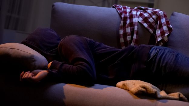 Lopov na kauču, ilustracija