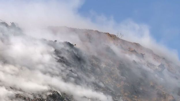 Požar na deponiju u Gospiću