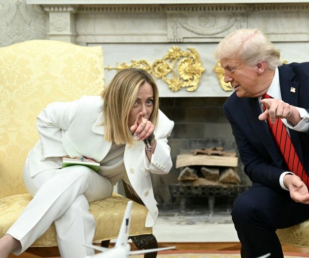 Giorgia Meloni, Donald Trump