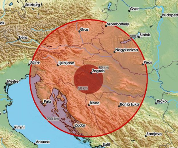 Potres u blizini Karlovca