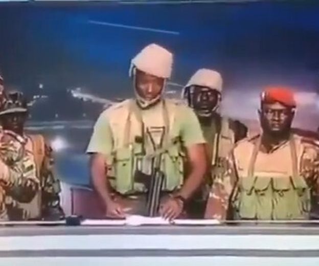 Vojska u Beninu upala na televiziju: