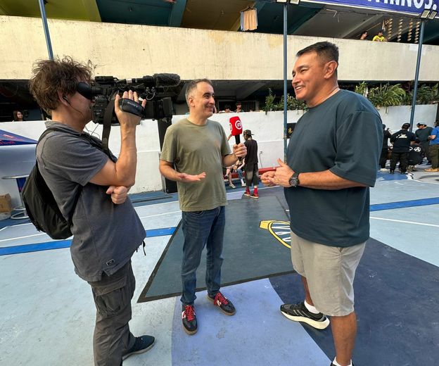 Ekipa Dnevnika Nove TV na Filipinima