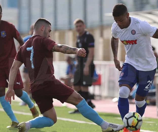 Jairo u akciji protiv Gzire United (Foto: Robert Matić / hajduk.hr)