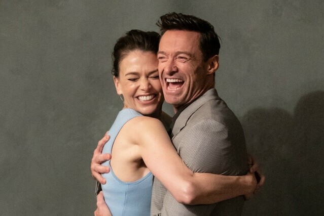 Sutton Foster i Hugh Jackman