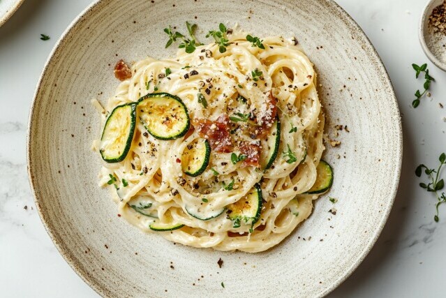 Carbonara s tikvicama