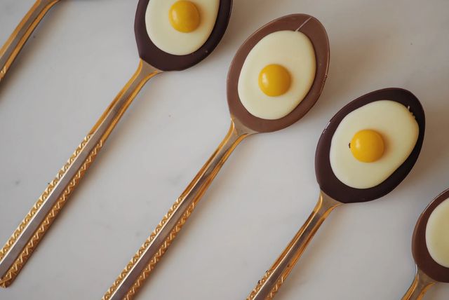 Brza i jednostavna čokoladna jaja na oko u žlici - 4