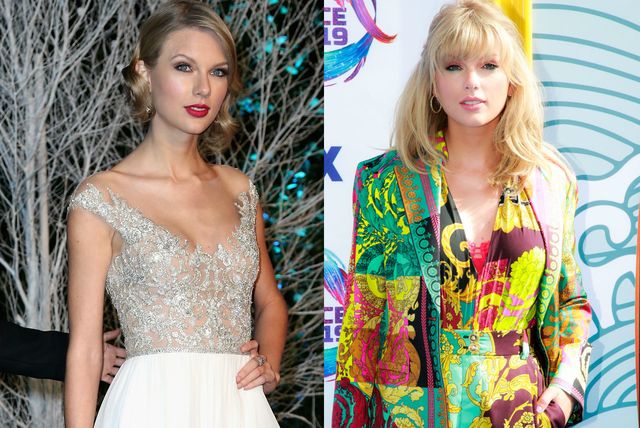 Taylor Swift 2012. i 2019. godine