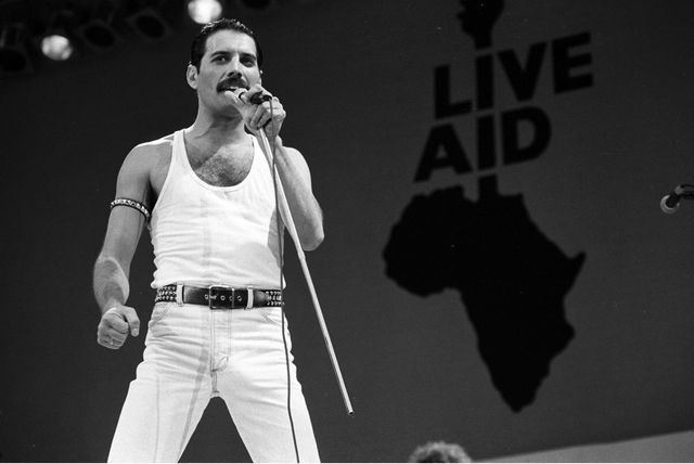 Freddie Mercury na Live Aidu 13. srpnja 1985. godine