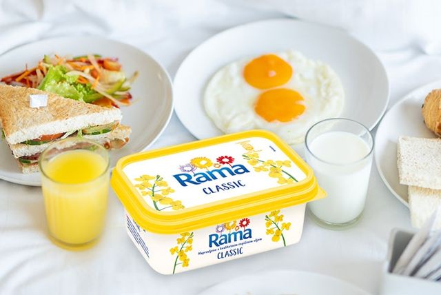 Rama margarin kao dodatak doručku