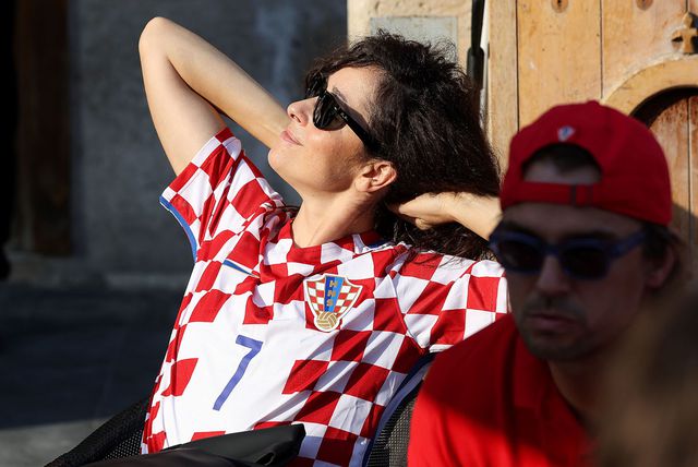 Zrinka Cvitešić na utakmici Hrvatske i Argentine - 6