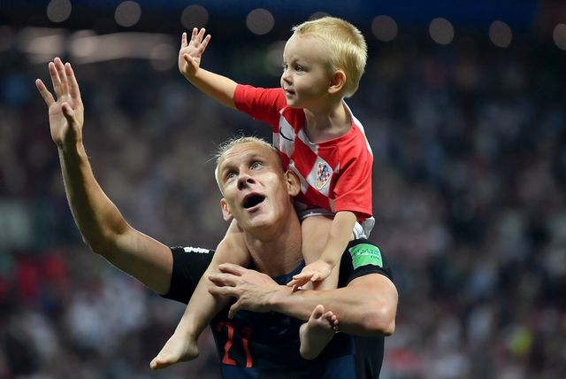 Domagoj i David Vida nakon utakmice s Engleskom