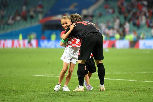 Luka Modrić sa sinom Ivanom
